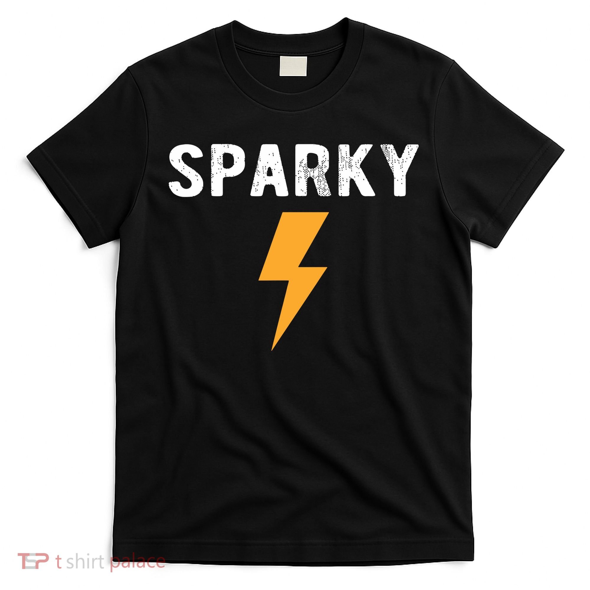 Electrician Gift Funny Sparky Nickname Lightning Bolt T-Shirt