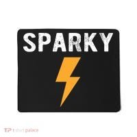 Electrician Gift Funny Sparky Nickname Lightning Bolt Mousepad thumb 0
