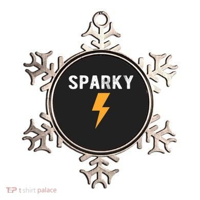 Electrician Gift Funny Sparky Nickname Lightning Bolt Ornament