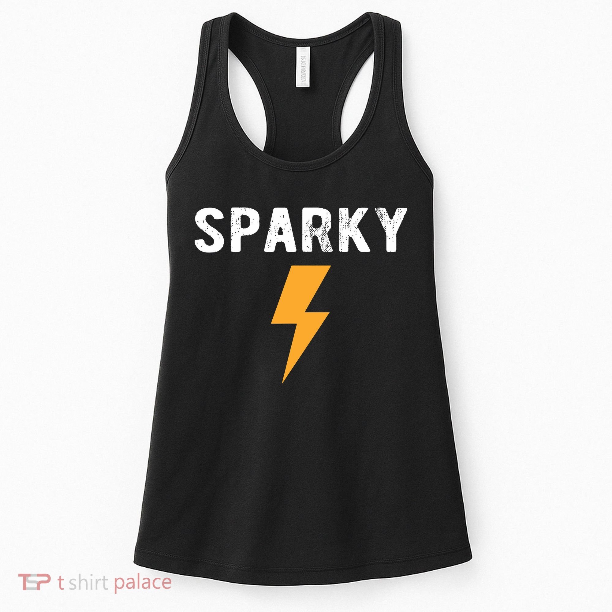 Electrician Gift Funny Sparky Nickname Lightning Bolt Women's Tank Top