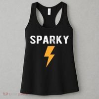 Electrician Gift Funny Sparky Nickname Lightning Bolt Women's Tank Top thumb 3