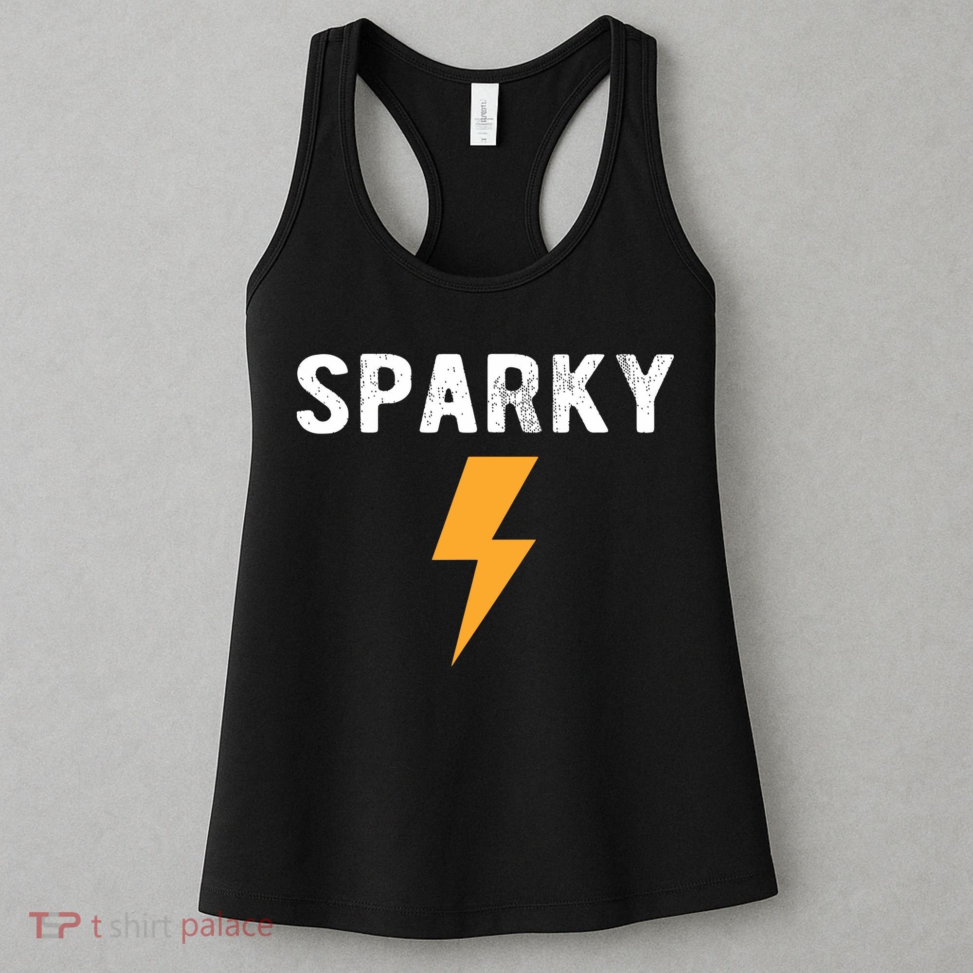 Electrician Gift Funny Sparky Nickname Lightning Bolt Women's Tank Top