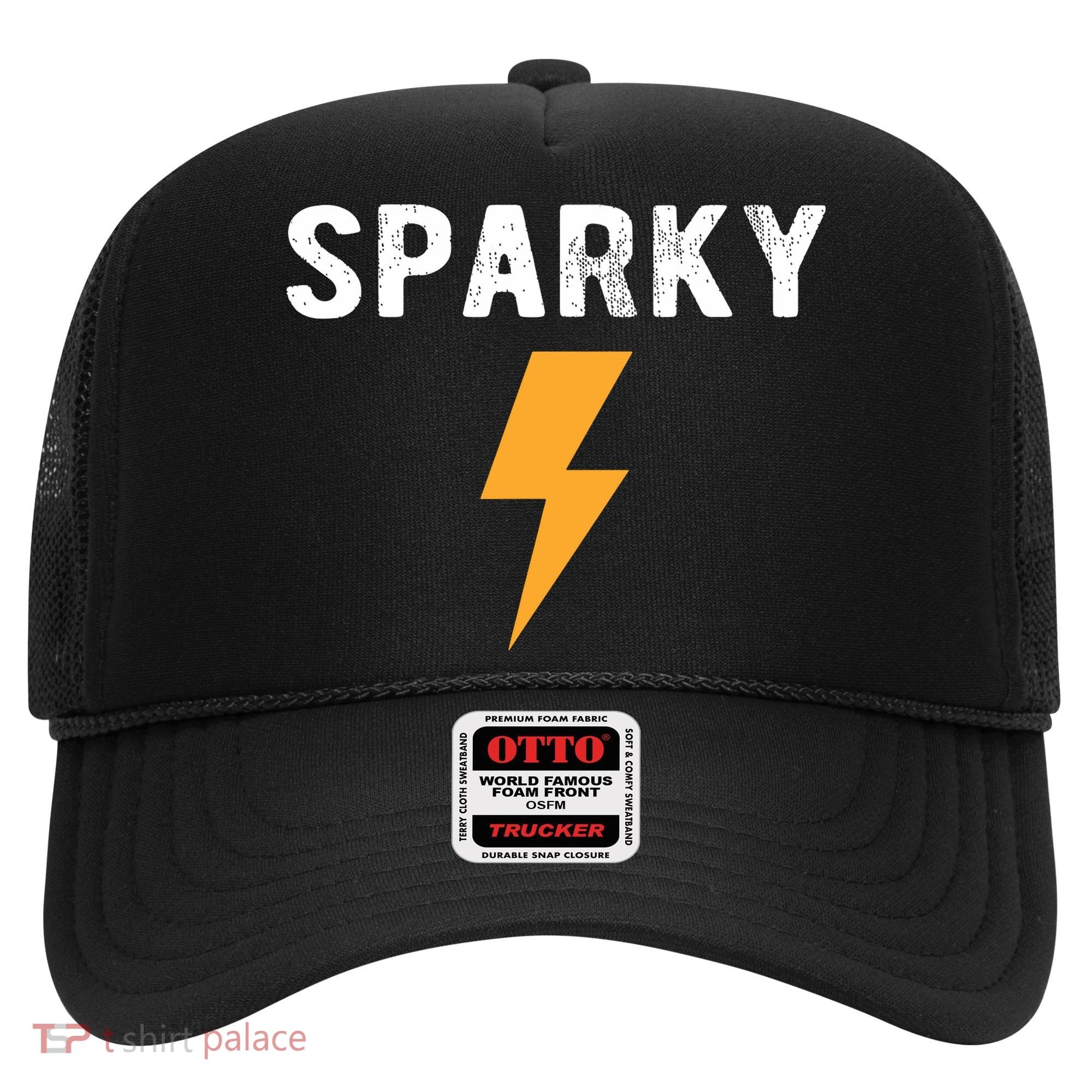 Electrician Gift Funny Sparky Nickname Lightning Bolt Hat