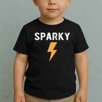 Electrician Gift Funny Sparky Nickname Lightning Bolt Toddler T-Shirt thumb 2