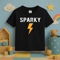 Electrician Gift Funny Sparky Nickname Lightning Bolt Toddler T-Shirt thumb 3