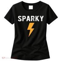 Electrician Gift Funny Sparky Nickname Lightning Bolt Women's T-Shirt thumb 0