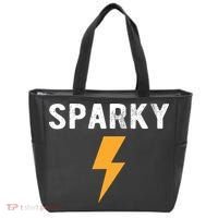 Electrician Gift Funny Sparky Nickname Lightning Bolt Tote Bag thumb 0