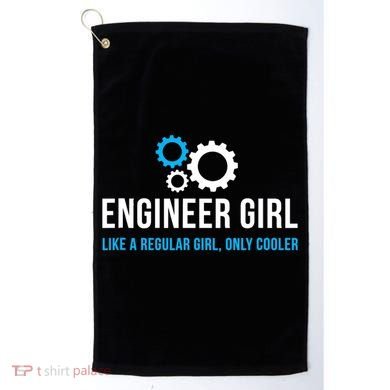 Engineer Girl Funny Cute Engineering STEM Gift T Golf Towel
