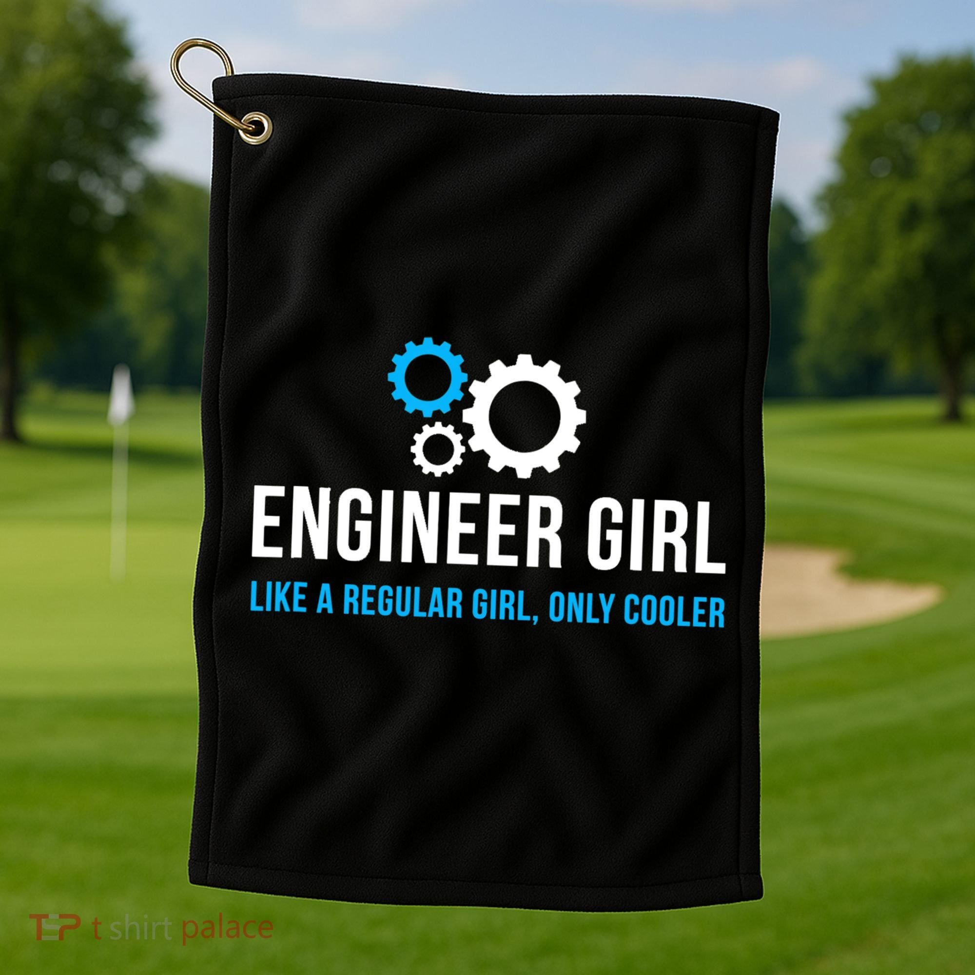 Engineer Girl Funny Cute Engineering STEM Gift T Golf Towel