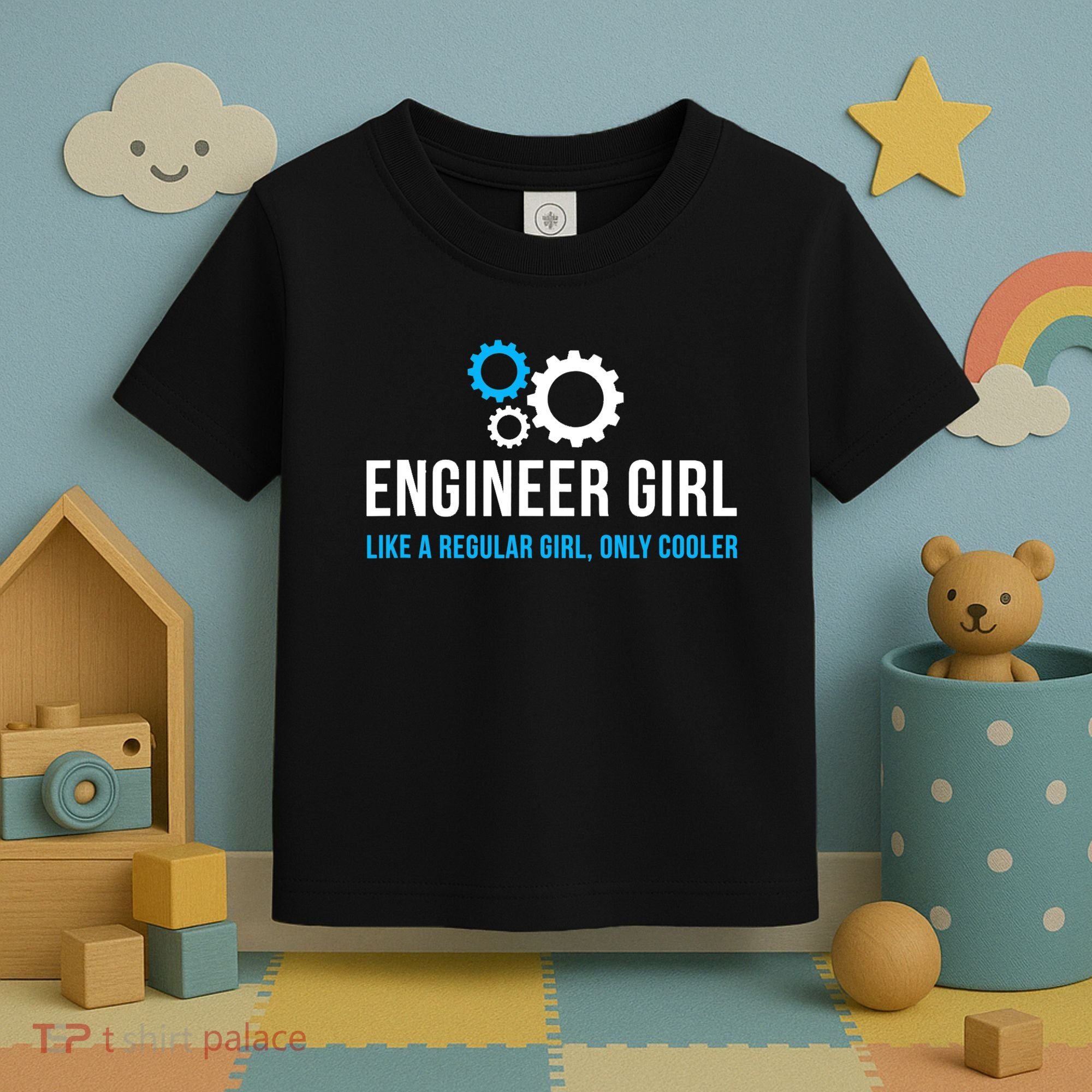 Engineer Girl Funny Cute Engineering STEM Gift T Toddler T-Shirt