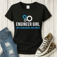 Engineer Girl Funny Cute Engineering STEM Gift T Women's T-Shirt thumb 3