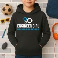 Engineer Girl Funny Cute Engineering STEM Gift T Kids Hoodie thumb 2