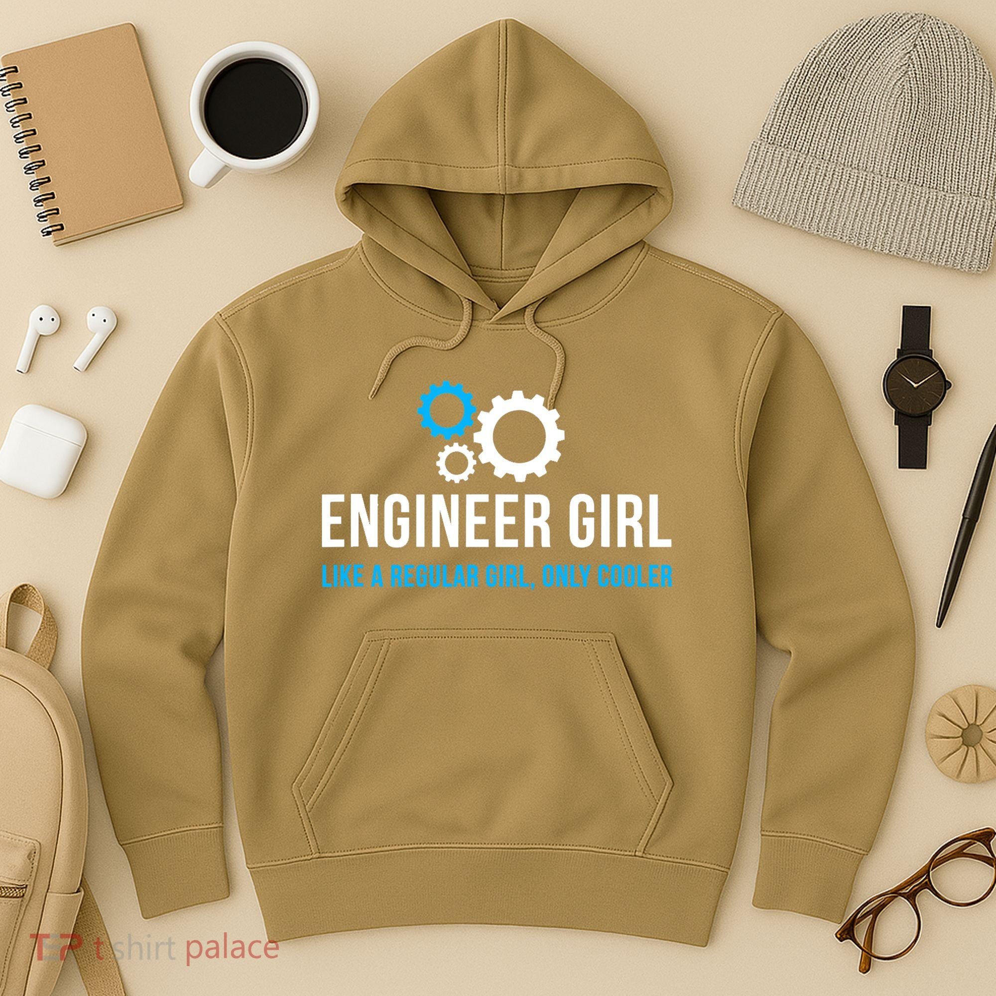 Engineer Girl Funny Cute Engineering STEM Gift T Hoodie