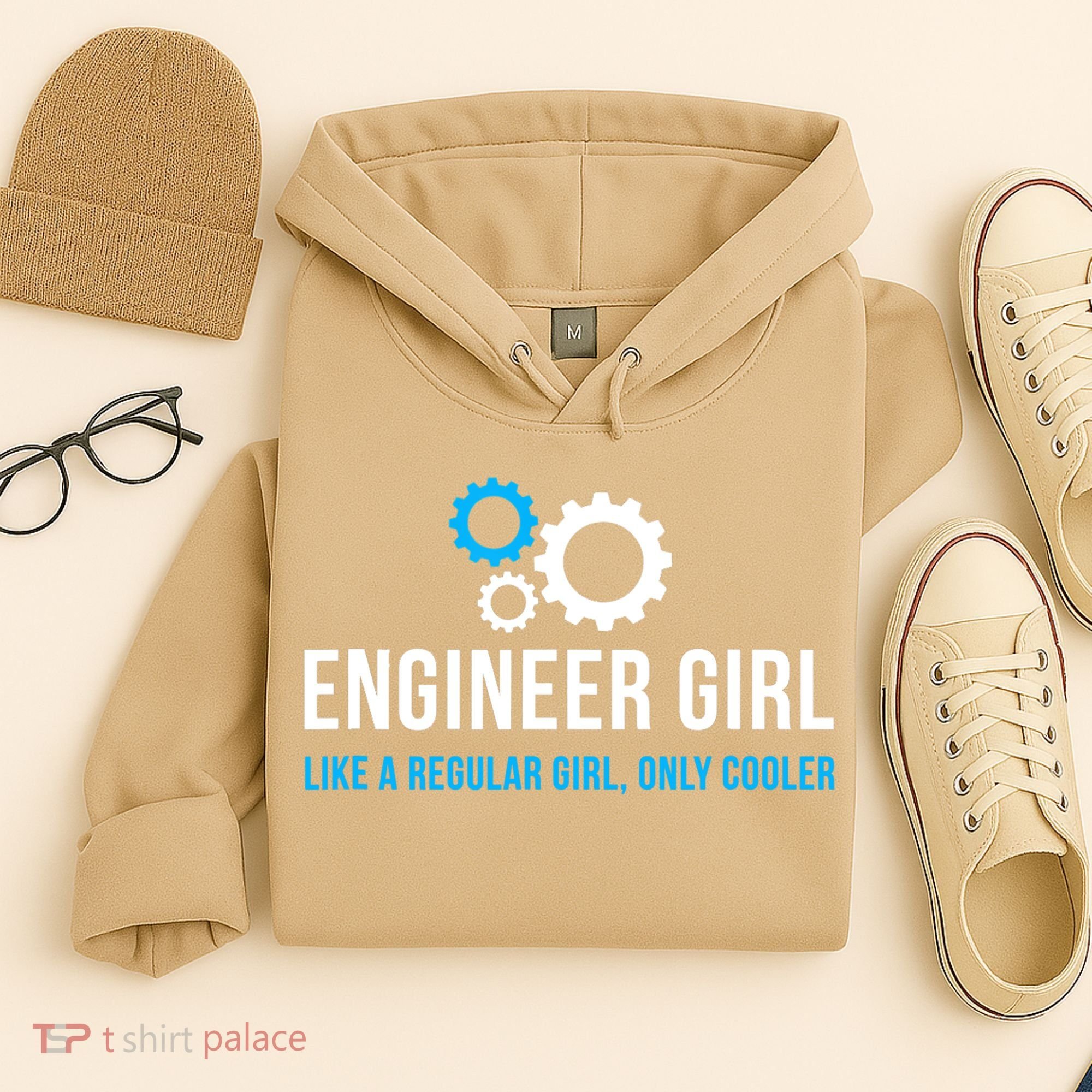 Engineer Girl Funny Cute Engineering STEM Gift T Hoodie