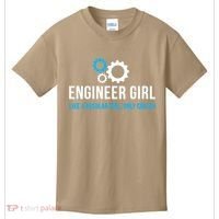 Engineer Girl Funny Cute Engineering STEM Gift T Kids T-Shirt thumb 0