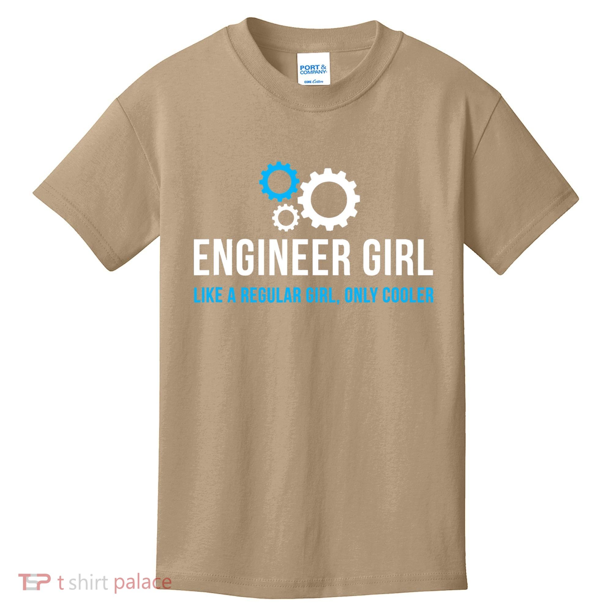 Engineer Girl Funny Cute Engineering STEM Gift T Kids T-Shirt