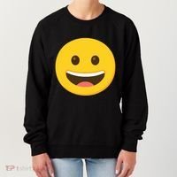 Emoticon Grinning Face Happy Women's Sweatshirt thumb 0