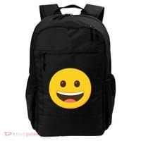 Emoticon Grinning Face Happy Backpack thumb 0