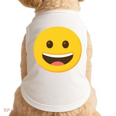 Emoticon Grinning Face Happy Doggie Tank