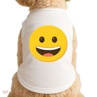 Emoticon Grinning Face Happy Doggie Tank thumb 0
