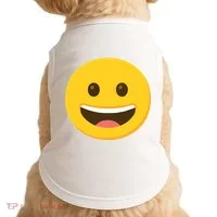 Emoticon Grinning Face Happy Doggie Tank thumb 0