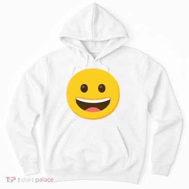 Emoticon Grinning Face Happy Hoodie