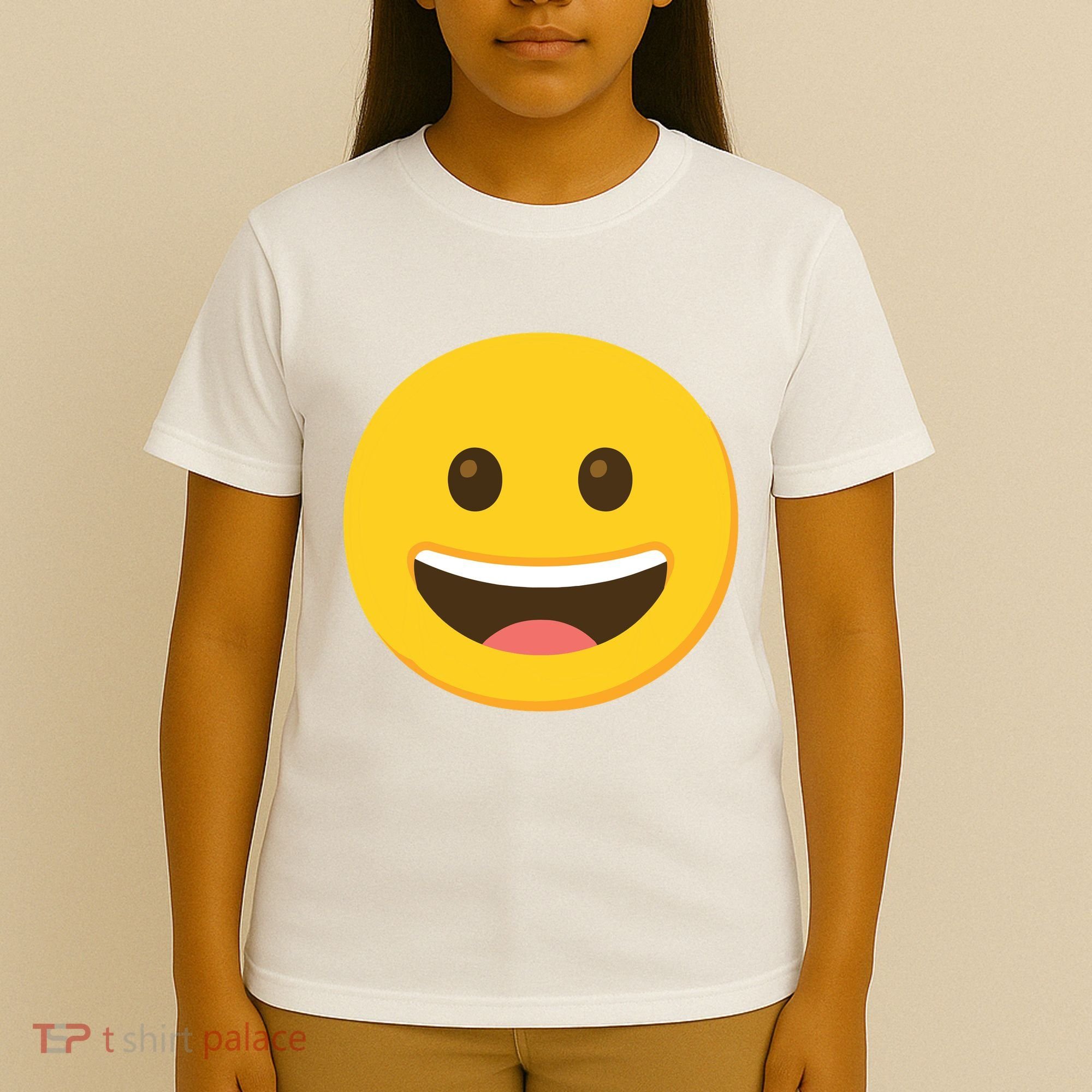 Emoticon Grinning Face Happy T-Shirt