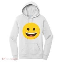 Emoticon Grinning Face Happy Women's Hoodie thumb 0