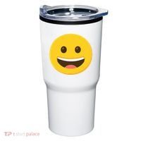 Emoticon Grinning Face Happy Tumbler thumb 0