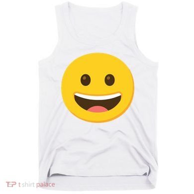 Emoticon Grinning Face Happy Tank Top