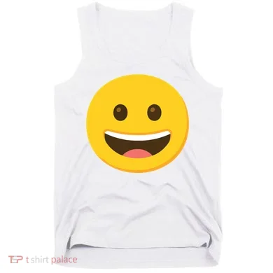 Emoticon Grinning Face Happy Tank Top