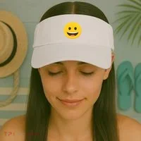 Emoticon Grinning Face Happy Visor thumb 2