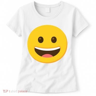 Emoticon Grinning Face Happy Women's T-Shirt