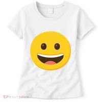 Emoticon Grinning Face Happy Women's T-Shirt thumb 0