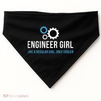 Engineer Girl Funny Cute Engineering STEM Gift USA-Made Doggie Bandana thumb 0