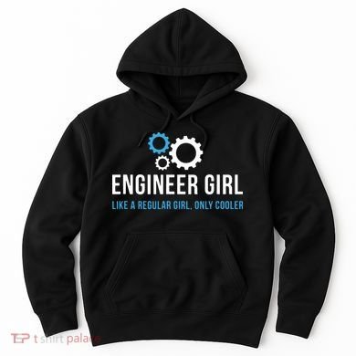 Engineer Girl Funny Cute Engineering STEM Gift Hoodie