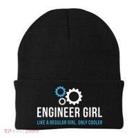 Engineer Girl Funny Cute Engineering STEM Gift Beanie thumb 0