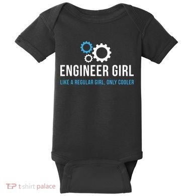 Engineer Girl Funny Cute Engineering STEM Gift Baby Bodysuit