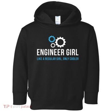 Engineer Girl Funny Cute Engineering STEM Gift Toddler Hoodie