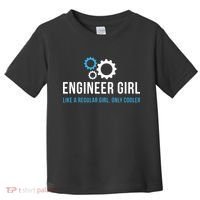 Engineer Girl Funny Cute Engineering STEM Gift Toddler T-Shirt thumb 0