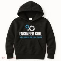 Engineer Girl Funny Cute Engineering STEM Gift Kids Hoodie thumb 0