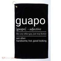 El Guapo Funny Definition Golf Towel thumb 0