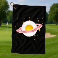 Egg Bacon Planet Golf Towel thumb 1