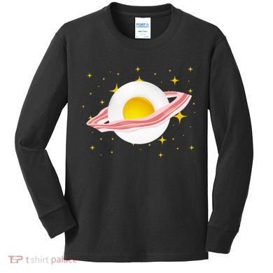 Egg Bacon Planet Kids Long Sleeve Shirt