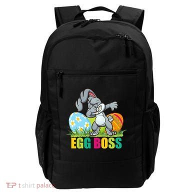 Egg Boss Dabbing Easter Bunny Backpack
