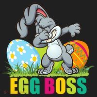 Egg Boss Dabbing Easter Bunny Tumbler thumb 3