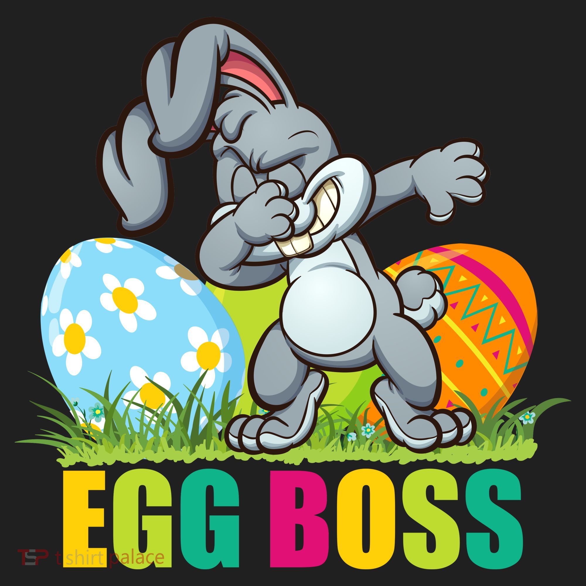 Egg Boss Dabbing Easter Bunny Tumbler