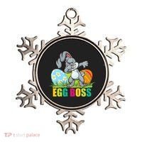 Egg Boss Dabbing Easter Bunny Ornament thumb 0