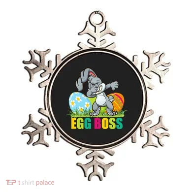 Egg Boss Dabbing Easter Bunny Ornament