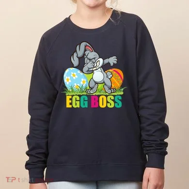 Egg Boss Dabbing Easter Bunny Women's Sweatshirt